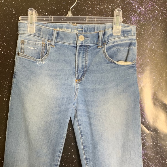 Gap Kids-Light Wash Straight Leg Jeans sz 14R slim - Picture 2 of 8